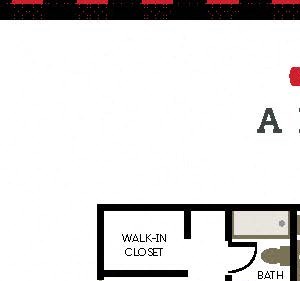 Silver Lake Floor plan, Artesia Apartments Everett, WA Silver Lake Floor plan, Artesia Apartments Everett, WA